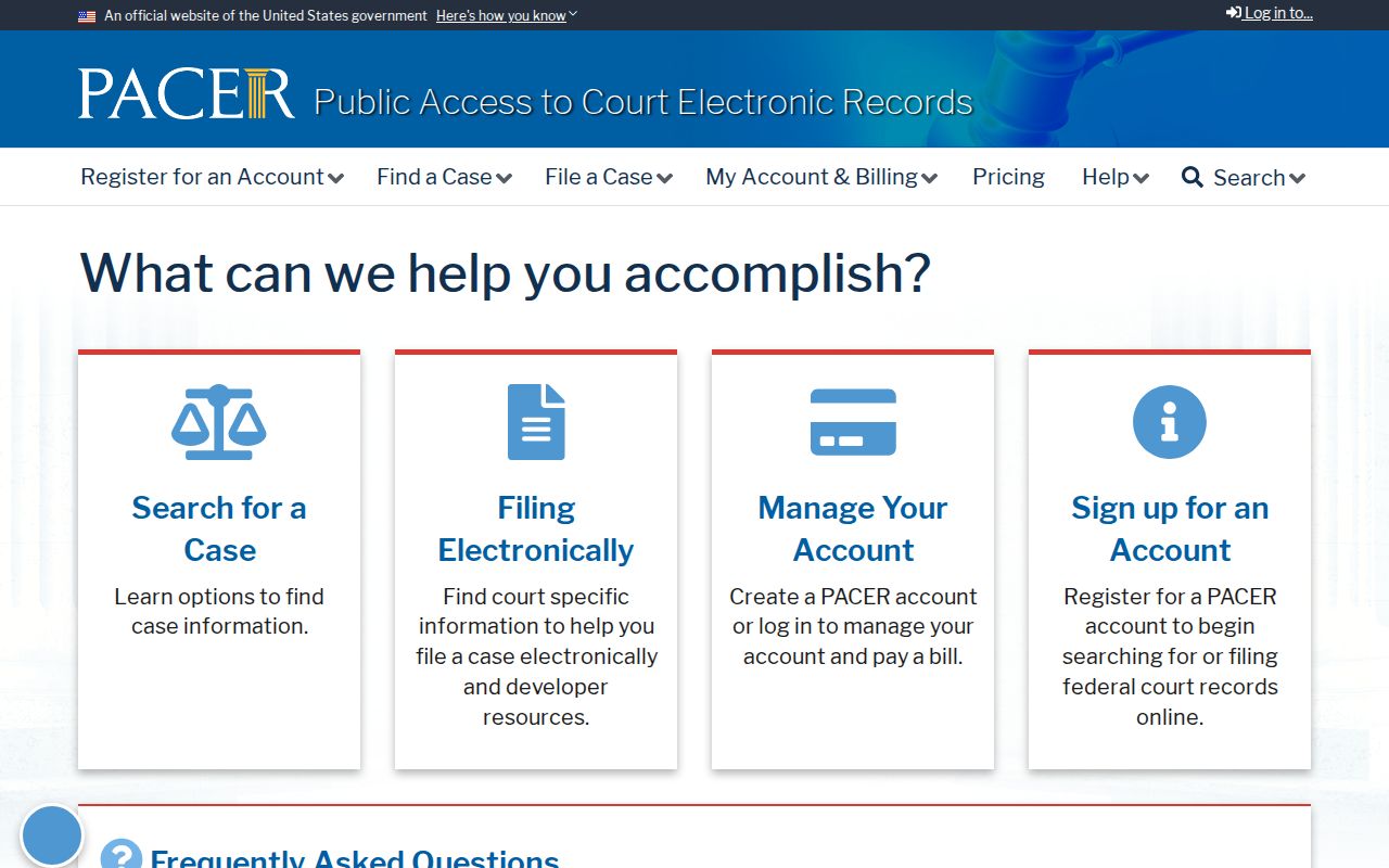 Lowndes County criminal history PACER federal records search